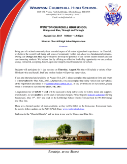Orange and Blue Day 2017 Registration Form Click HERE