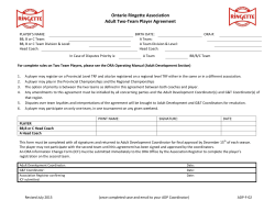 Ontario Ringette Association Adult Two