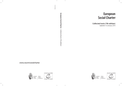 European Social Charter - Coe