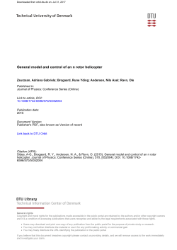 General model and control of an n rotor helicopter