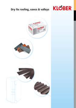 Dry Fix, Roofing Eaves and Valleys Guide