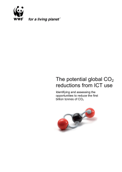 The potential global CO2 reductions from ICT use