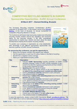 competitive recycling markets in europe