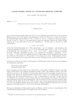 GALOIS-GENERIC POINTS ON CONNECTED SHIMURA