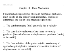 Chapter 11 - Stress, Strain and Deformation in Solids