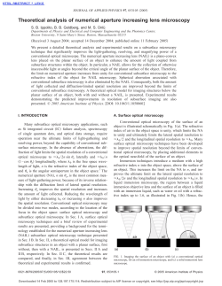 Theoretical analysis of numerical aperture increasing lens microscopy