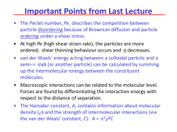 Lecture 8 - Intro Polymers--Autumn-2011