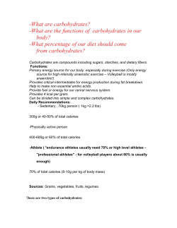 Carbohydrates