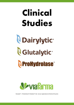 Dairylytic&reg; , ProHydrolase&reg;,Glutalytic&reg; s&atilde;o marcas