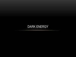 Dark Energy