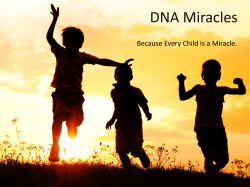 DNA Miracles - Go Now Resource