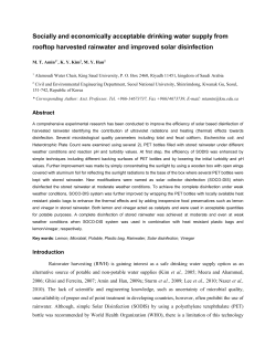 Effects of Lemon and vinegar on Disinfection Efficiency