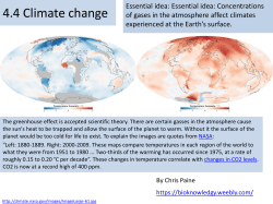 4.4 Climate Change