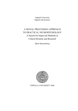 A SIGNAL PROCESSING APPROACH TO PRACTICAL
