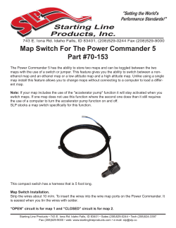 Map Switch For The Power Commander 5 Part #70-153