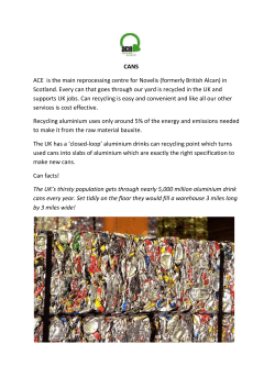 CANS ACE is the main reprocessing centre for