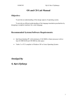 Operating System Lab Manual