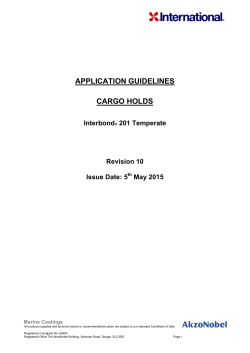 application guidelines cargo holds