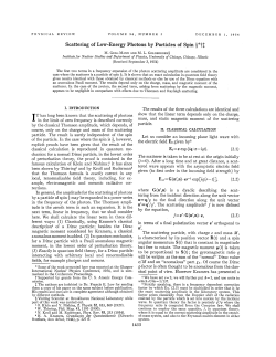 Scattering of Low-Energy Photons by Particles of Spin &frac12;