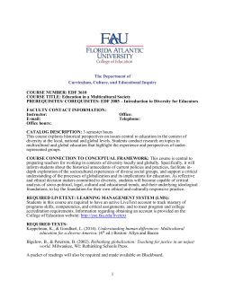Syllabus - Florida Atlantic University