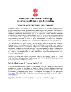 Individual Research Proposal for 2017-18
