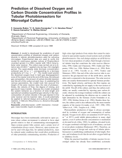 Prediction of dissolved oxygen and carbon dioxide concentration
