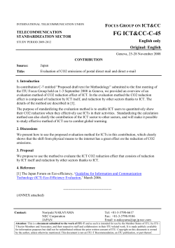 Evaluation of CO2 emissions of postal direct mail and direct e