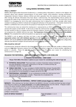 MARAC referral form