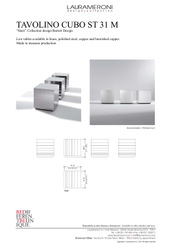 tavolino cubo st 31 m