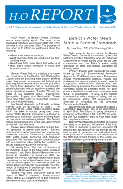 H2O Report.qxd - Beaver Water District