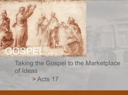 CRC-Conf-Talk 3-Acts17 - CRC Churches International