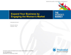 Expand Your Business by Engaging the Women`s Market