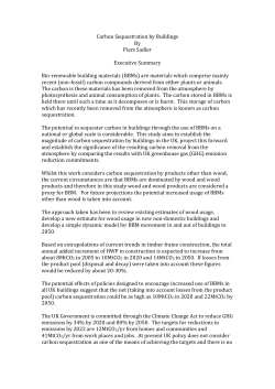 ASBP paper on Carbon Sequestration by Buildings