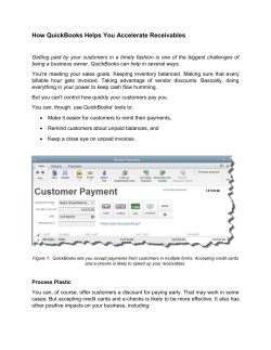 How QuickBooks Helps You Accelerate Receivables Getting paid by