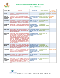 website chart for connection of children`s ministry items