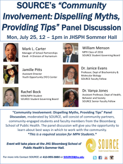 Dispelling Myths, Providing Tips
