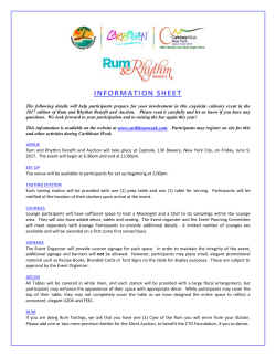 Participant Information and Commitment Form for