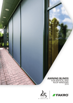 awning blinds