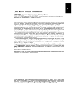 Lower Bounds for Local Approximation