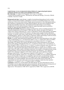 570 Leptin therapy reverses streptozotocin