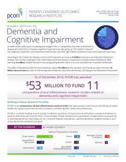 Dementia and Cognitive Impairment