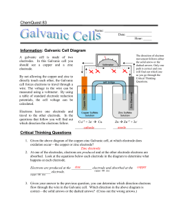 Galvanic Cell Diagram