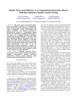 Market Power and Efficiency in a Computational Electricity Market