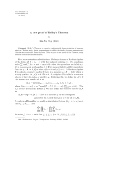 A new proof of Kelley`s Theorem