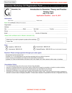 Introduction to Gaussian: Theory and Practice