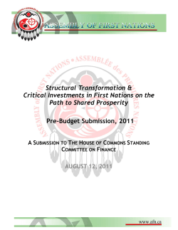 FIRST NATIONS ACCOUNTABILITY