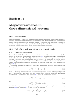 Magnetoresistance in three