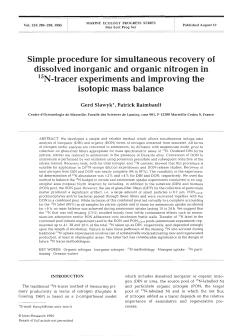 Simple procedure for simultaneous recovery of