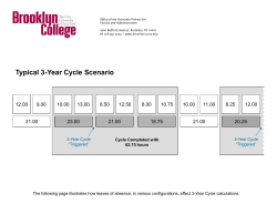 Faculty Workload 3-Year Cycle Diagrams