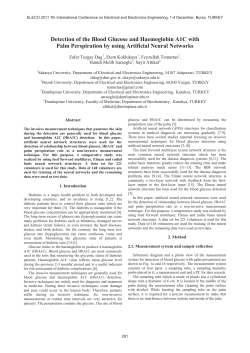 Detection of the Blood Glucose and Haemoglobin A1C with Palm